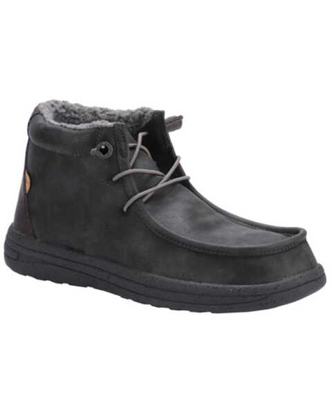 Lamo Footwear Men's Trent Casual Shoes - Moc Toe , Charcoal, hi-res