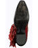 Image #7 - Lane Women's Flora Fringe Western Boots - Snip Toe, Ruby, hi-res