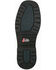 Image #7 - Justin Men's 8" Ames Pull-On Work Boots - Steel Toe, Medium Brown, hi-res