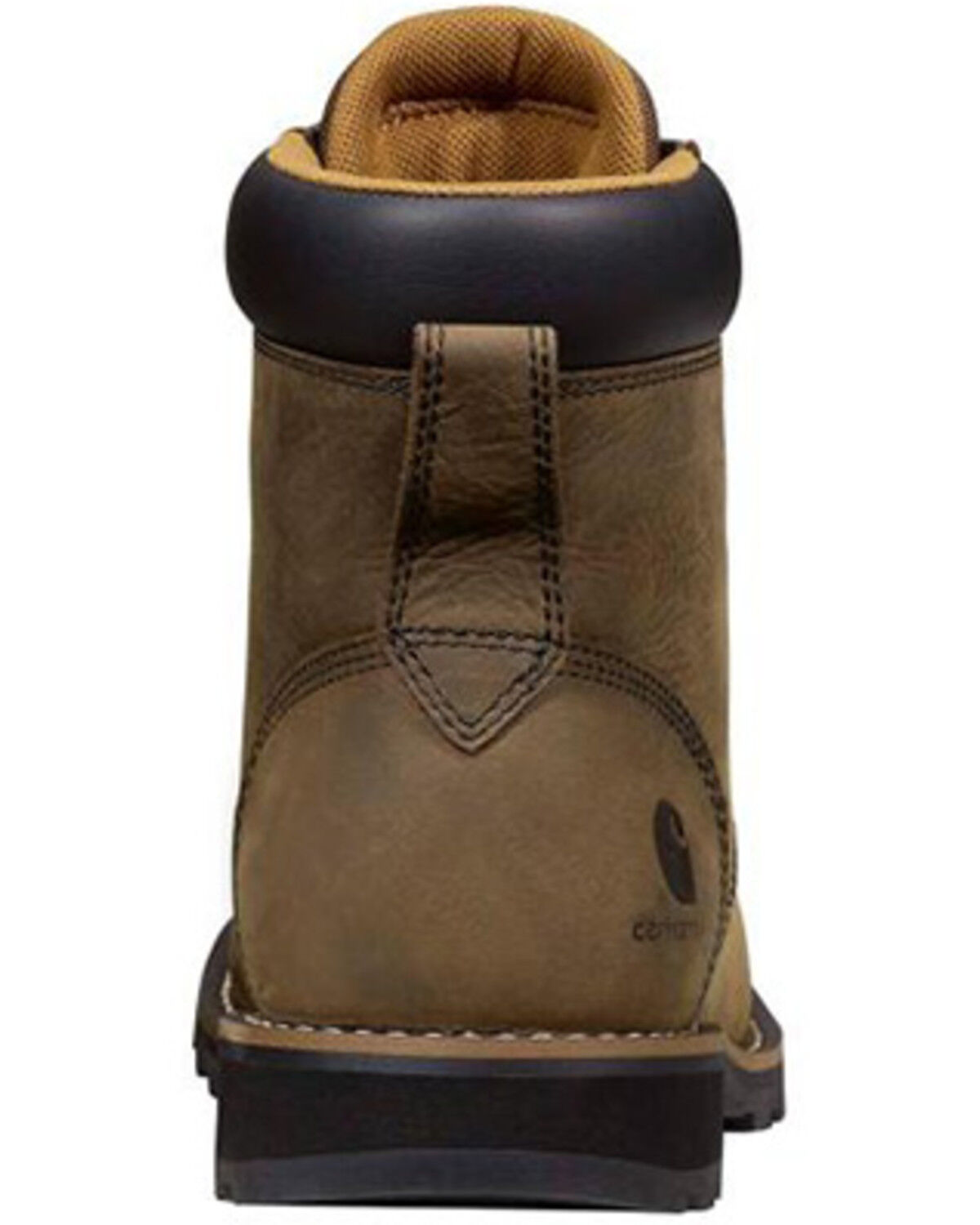 Image #5 - Carhartt Men's 6" Frontier Waterproof Work Boots - Soft Toe, Brown, hi-res