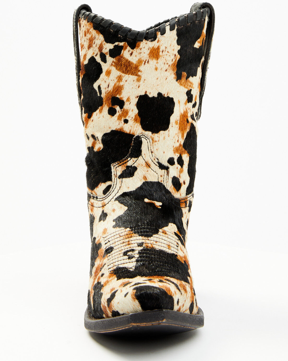 Image #4 - Laredo Women's Carleigh Hair On Hide Western Fashion Booties - Snip Toe, Multi, hi-res