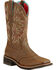 Image #1 - Ariat Women's Delilah Western Performance Boots - Broad Square Toe , Brown, hi-res