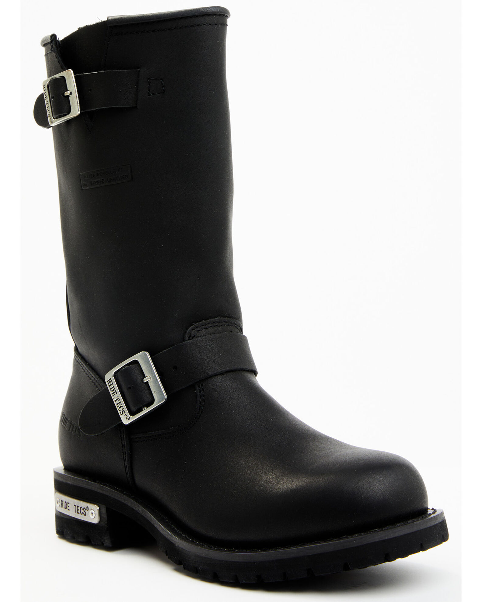 Mens black hot sale engineer boots