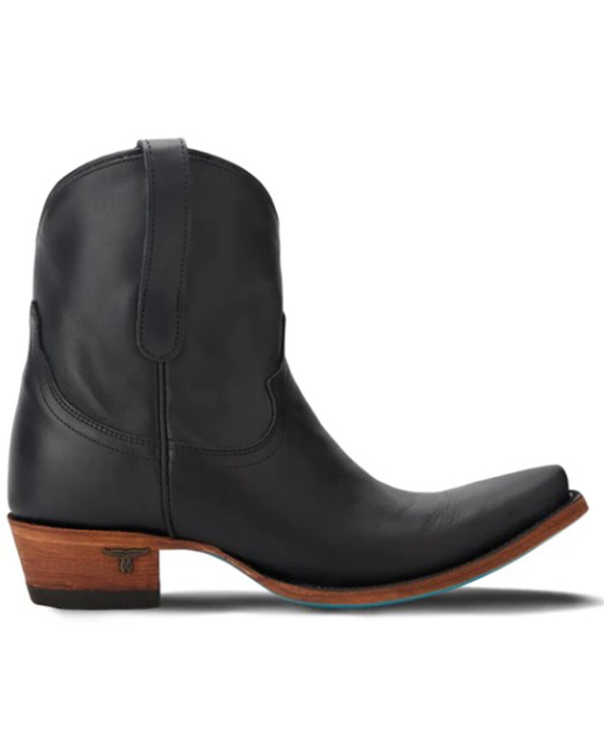 Image #2 - Lane Women's Emma Jane Western Booties - Snip Toe, Jet Black, hi-res