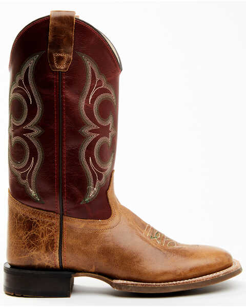 Image #2 - Cody James Boys' Tonal Western Boots - Broad Square Toe, Brown, hi-res