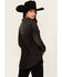 Image #4 - Wrangler Retro Women's Long Sleeve Snap Denim Western Shirt, Black, hi-res