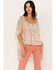 Image #2 - Shyanne Women's Americana Cami & Kimono Set, Cream, hi-res