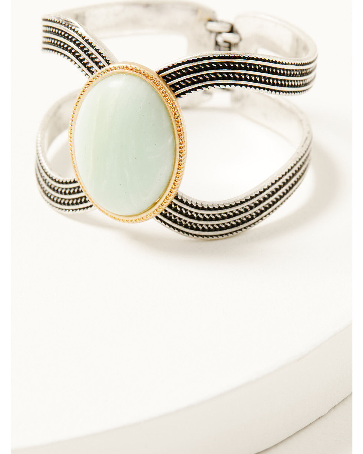 Image #2 - Shyanne Women's Luna Bella Turquoise Cuff Bracelet, Silver, hi-res