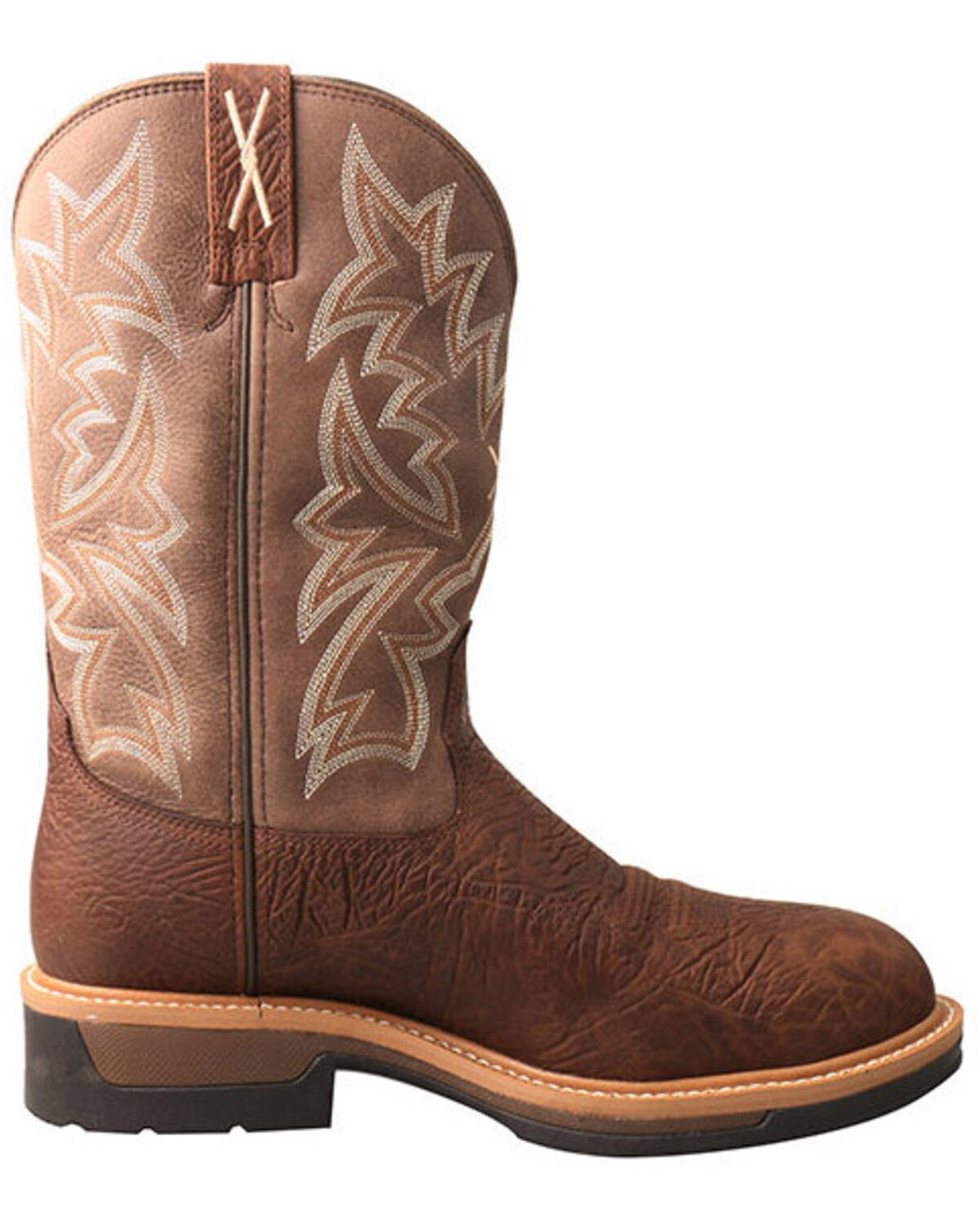 Image #3 - Twisted X Men's Lite Cowboy Western Work Boots - Composite Toe, , hi-res