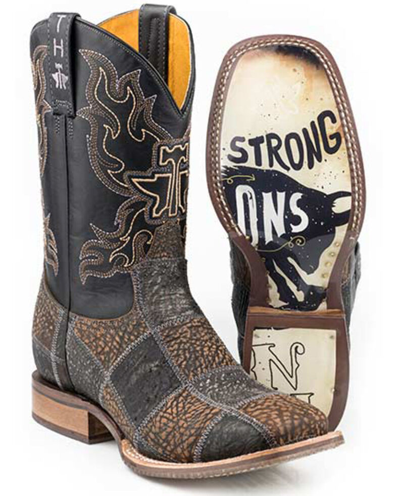 Tin Haul Men's No Bull Western Boots Wide Square Toe Country Outfitter