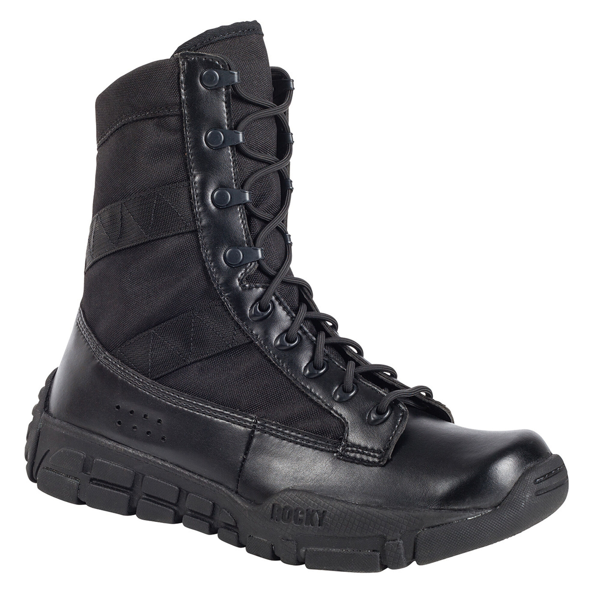 Image #1 - Rocky Men's C4T Military-Inspired Duty Boots, Black, hi-res