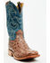 Image #1 - Hyer Men's Jetmore Exotic Ostrich Western Boots - Broad Square Toe, Brown, hi-res