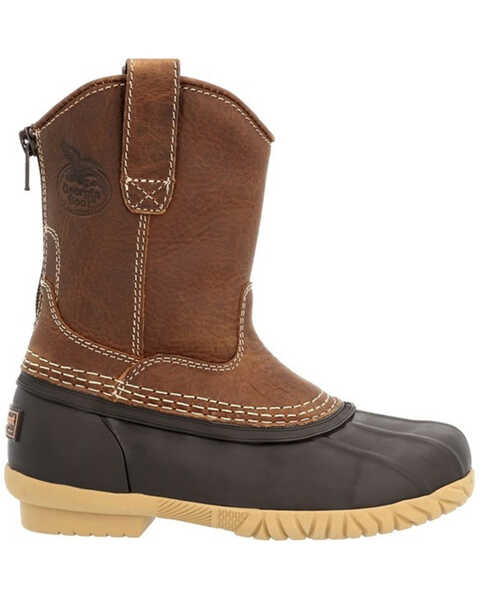 Image #2 - Georgia Boot Boys' Marshland Pull On Muck Duck Boots , Brown, hi-res