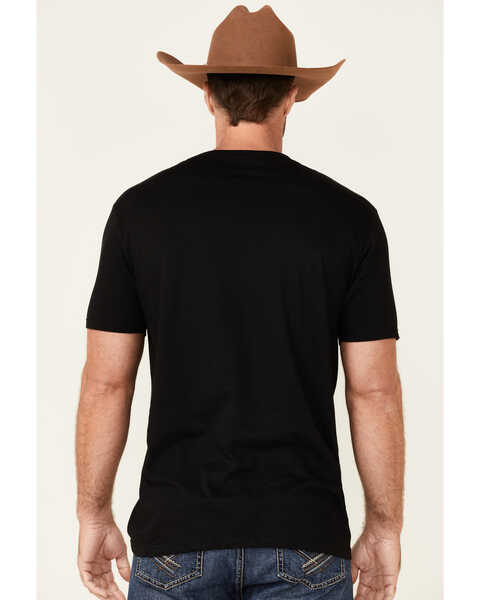 Image #4 - Cody James Men's Roam Free Flag Graphic Short Sleeve T-Shirt, Black, hi-res