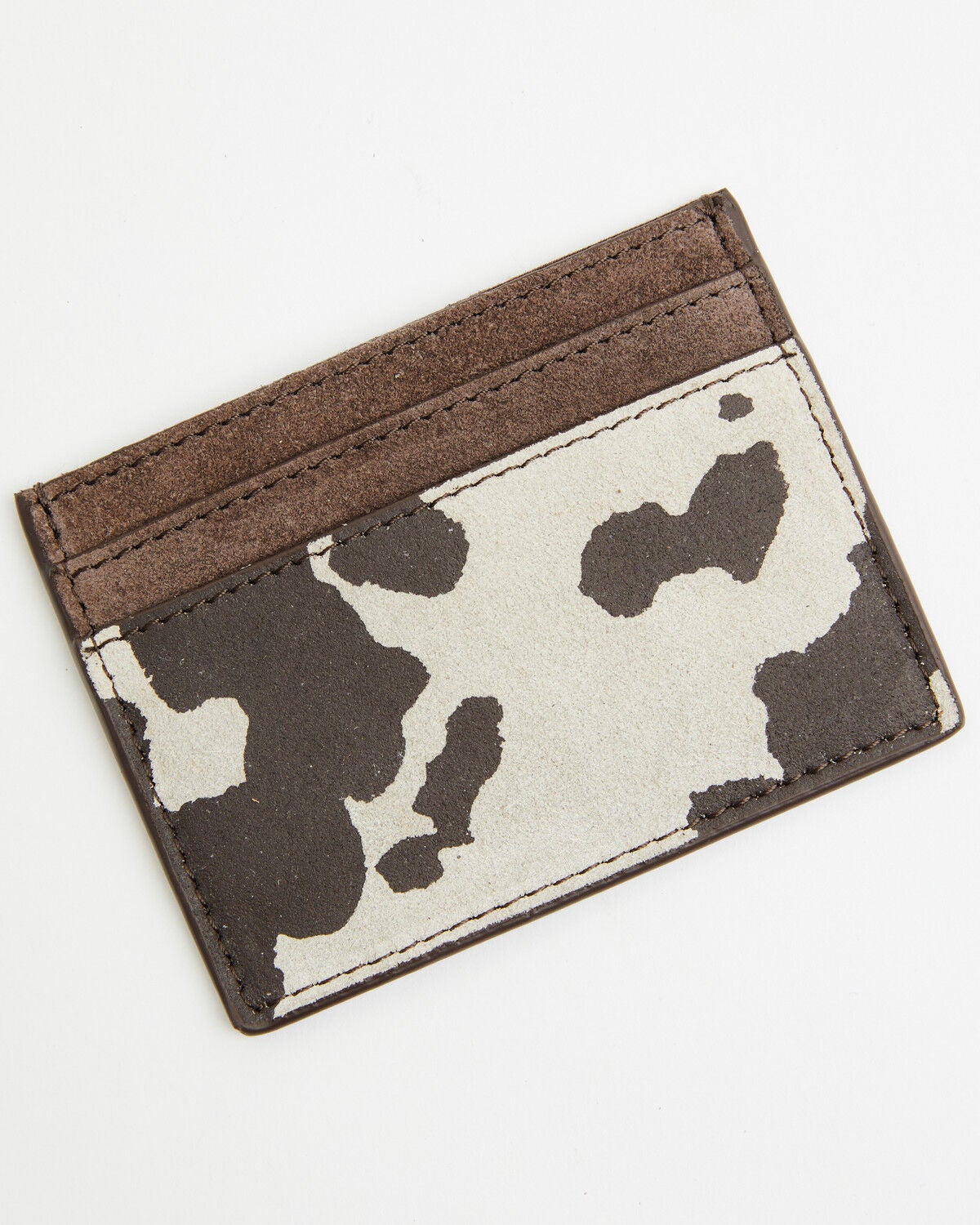 Image #1 - Shyanne Women's Cow Print Suede Wallet, Brown, hi-res