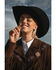 Image #2 - Idyllwind Women's Batavia Embroidered Fringe Suede Coat, Dark Brown, hi-res