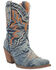 Image #1 - Dingo Women's Y'all Need Dolly Western Boots - Snip Toe, Blue, hi-res