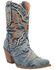 Image #1 - Dingo Women's Y'all Need Dolly Western Boots - Snip Toe , Blue, hi-res
