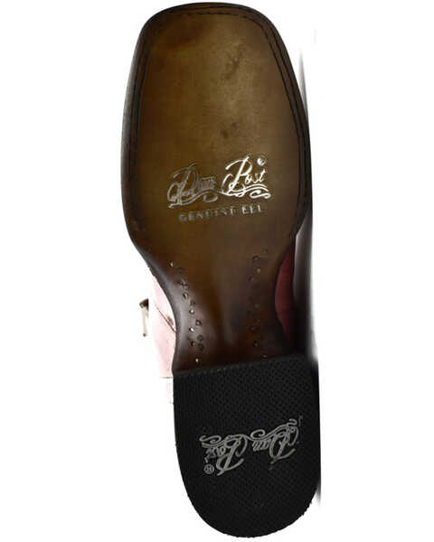 Image #7 - Dan Post Women's Eel Peanut Exotic Western Boot - Snip Toe , Brown, hi-res