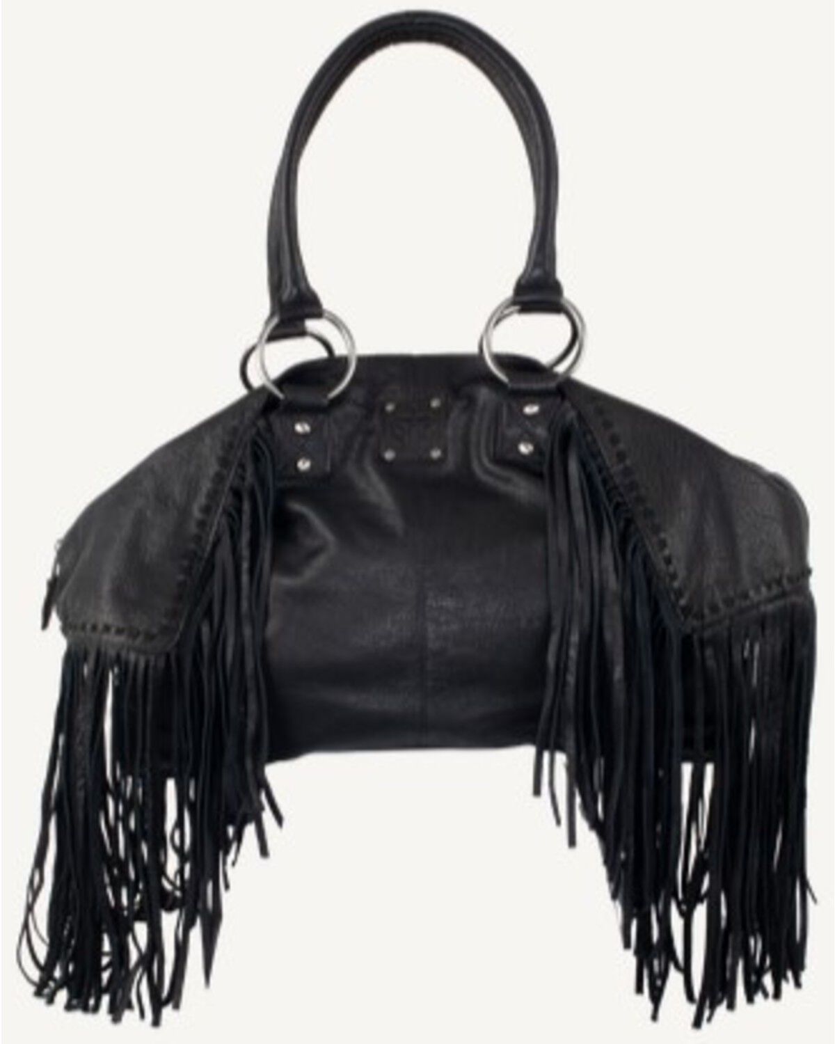 Image #3 - STS Ranchwear By Carroll Women's Indie Carmen Fringe Purse, Black, hi-res