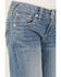 Image #2 - Ariat Girls' Medium Wash Tennesse Bootcut Denim Jeans, Blue, hi-res