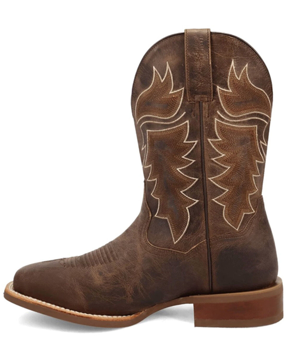 Image #3 - Dan Post Men's Morris Western Boots - Broad Square Toe, Tan, hi-res