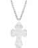 Image #2 - Montana Silversmiths Men's Blessed American Made Cross Necklace, Silver, hi-res