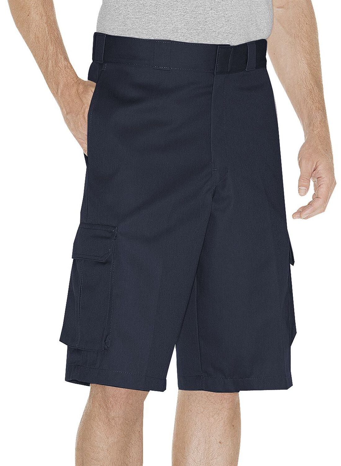 Image #1 - Dickies Twill Cargo Shorts, Navy, hi-res