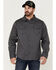 Image #2 - Brothers and Sons Men's Weathered Twill Solid Long Sleeve Button-Down Western Shirt, Charcoal, hi-res