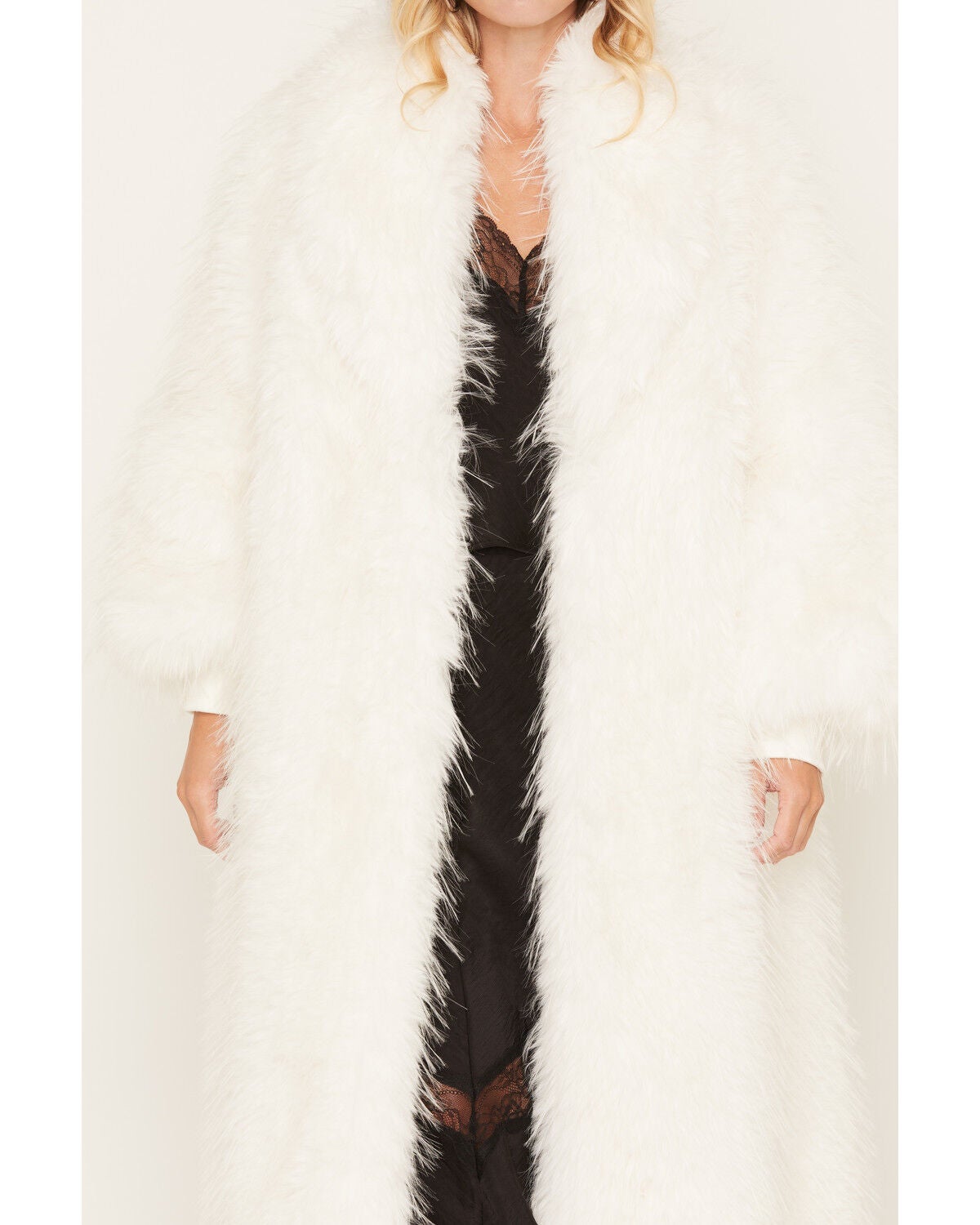 Image #3 - Azalea Wang Women's Vault Faux Fur Coat, White, hi-res