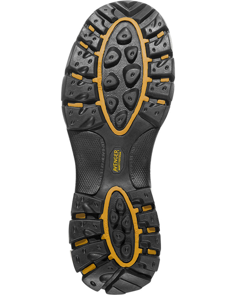 Avenger Men's Waterproof Hiker Work Boots - Composite Toe, Black, hi-res