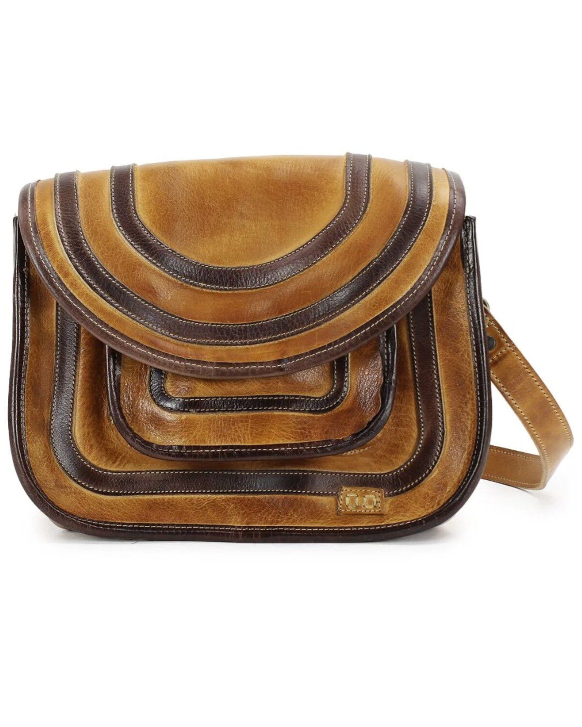 Image #1 - Bed Stu Women's Gilda Crossbody Bag, Distressed Brown, hi-res