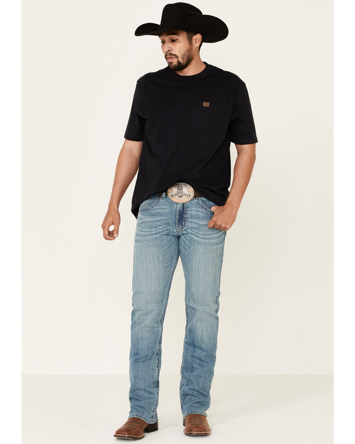 Banjo Light Stretch Slim Bootcut Jeans 