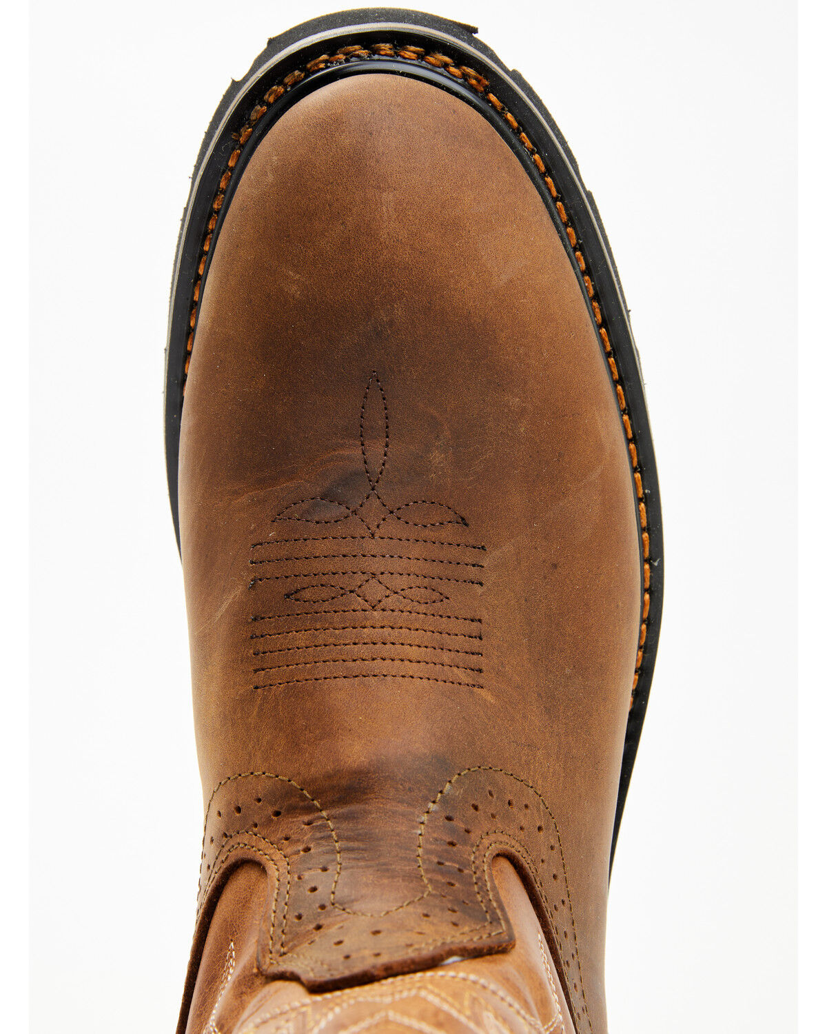 Image #6 - Cody James Men's Mustang Pull-On Waterproof Work Boots - Soft Toe, Tan, hi-res