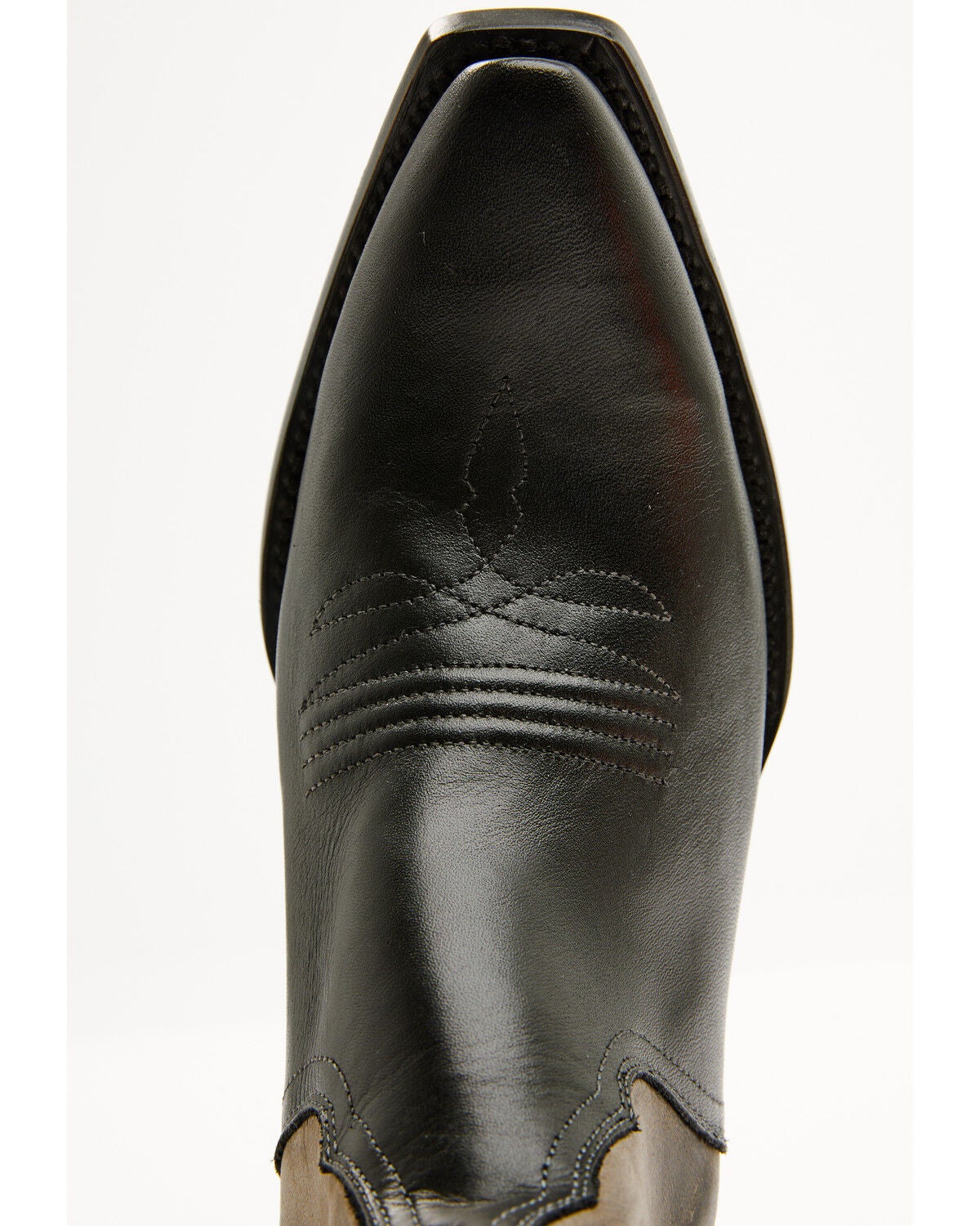 Image #6 - Lucchese Women's Cactus Western Booties - Snip Toe, Black, hi-res