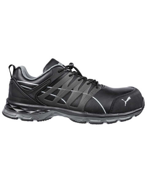 Puma Safety Men's Velocity Work Shoes - Composite Toe, Black, hi-res