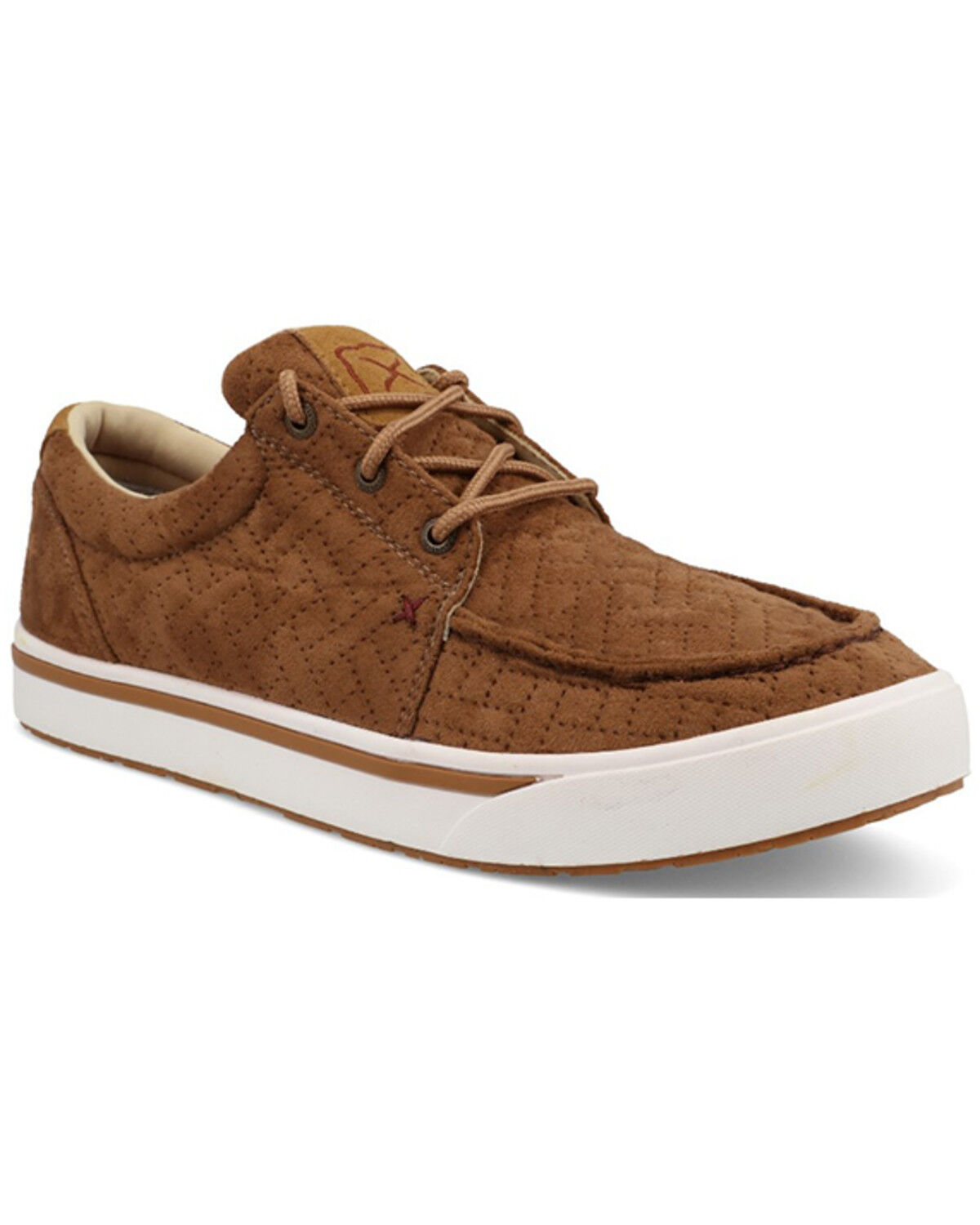 Image #1 - Twisted X Men's Kicks Lace-Up Shoes- Moc Toe, Chestnut, hi-res