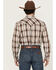 Image #4 - Cody James Men' Rodeo Plaid Print Long Sleeve Snap Western Shirt, Tan, hi-res