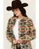 Image #2 - Outback Trading Co Women's Daphne Southwestern Snap Shacket, Cream, hi-res