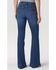 Image #2 - Wrangler Retro Women's Bailey Medium Wash High Rise Trouser Stretch Denim Jeans, , hi-res