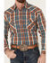 Image #3 - Rough Stock by Panhandle Men's Plaid Print Long Sleeve Stretch Snap Western Shirt, Multi, hi-res