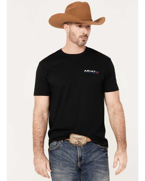 Image #1 - Ariat Men's Horizontal Short Sleeve T-Shirt, , hi-res