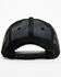 Image #3 - RANK 45® Men's Logo Patch Mesh Back Ball Cap, Black, hi-res