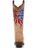 Image #5 - Circle G Women's Eagle Flag Embroidery Western Boots - Snip Toe, Sand, hi-res
