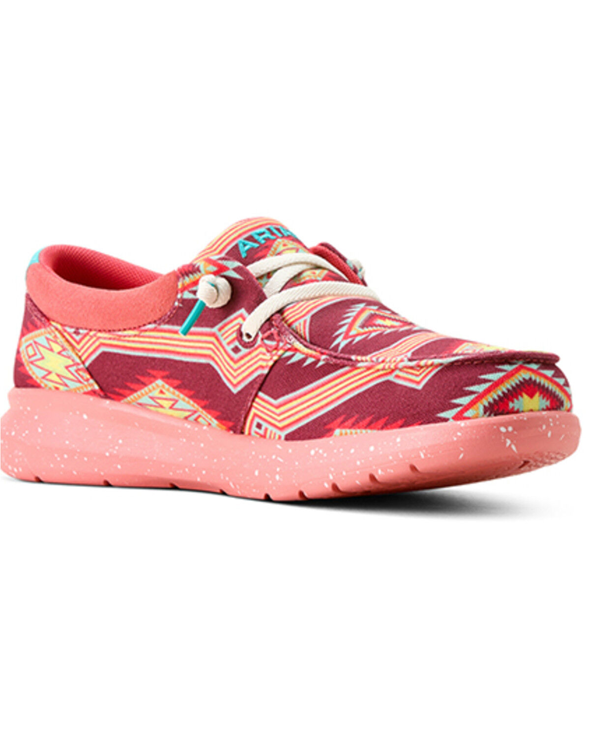 Image #1 - Ariat Women's Hilo Casual Shoes - Moc Toe, Red, hi-res