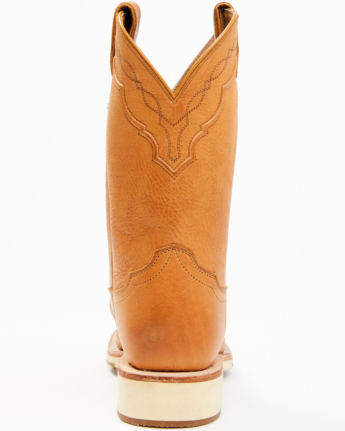 Image #5 - RANK 45® Men's Crepe Western Performance Boots - Broad Square Toe, Honey, hi-res