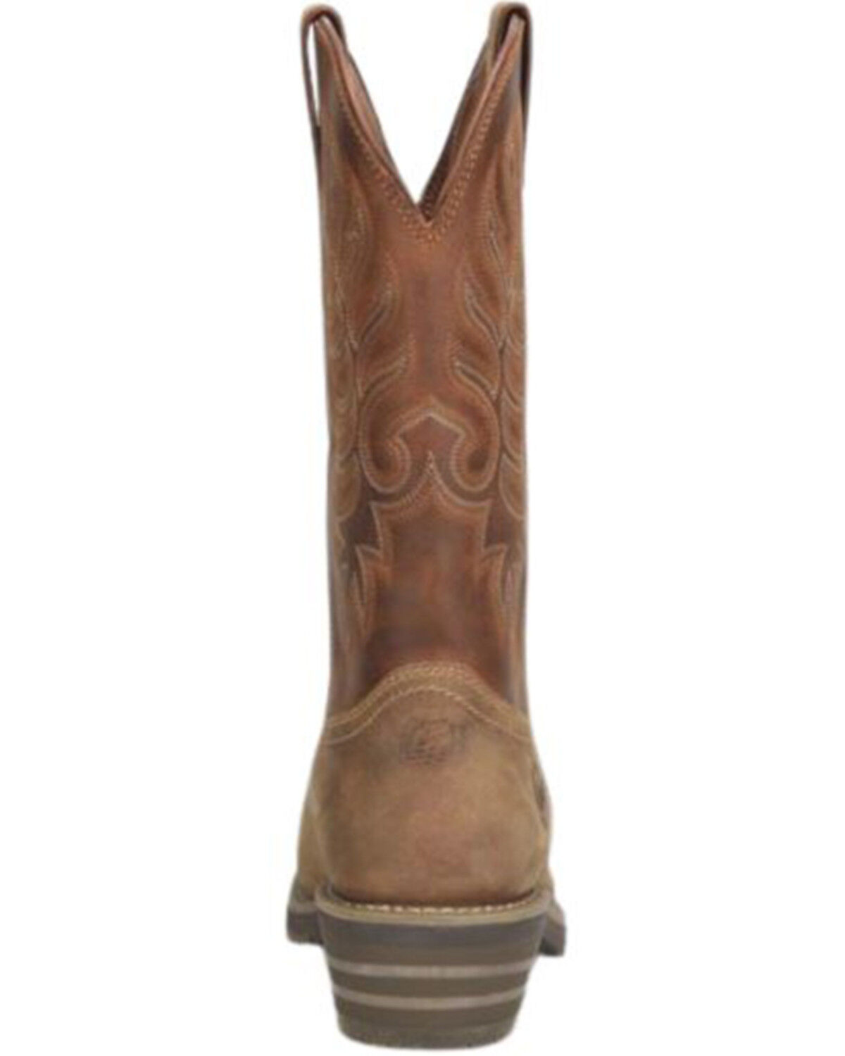 Image #5 - Double H Men's Garza Waterproof 12" Work Boots - Composite Toe, Dark Brown, hi-res