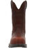 Image #4 - Durango Men's Maverick Wellington Waterproof Western Work Boots - Composite Toe, Brown, hi-res