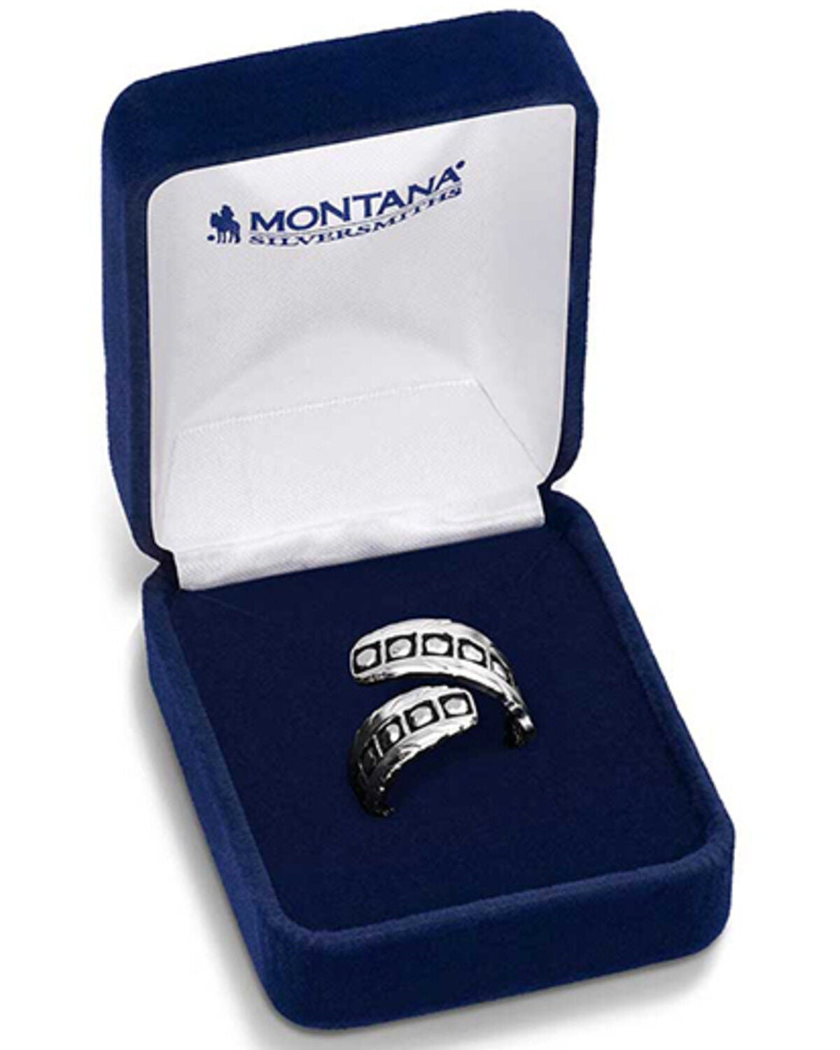 Montana Silversmiths Women's American Made Spirit Wrap Ring, Silver