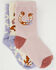 Image #4 - Boot Barn Girls' Horse Icon Crew Socks - 3 Pack, Lavender, hi-res